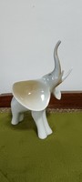 Art deco Hollóházi porcelán Elefánt