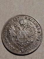 5 krajcár 1837 ezüst