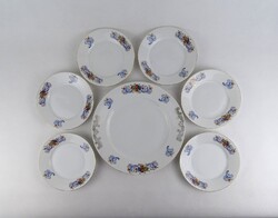 1T587 Régi Epiag porcelán 6 személyes süteményes készlet