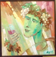 Painting by Hungarian László 