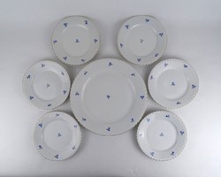 1T584 Régi Thun cseh porcelán süteményes készlet