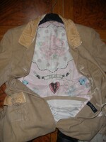 Reine seide különleges rojtos kabát