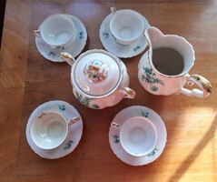 4 személyes Schönwald porcelán espresso kávéskészlet