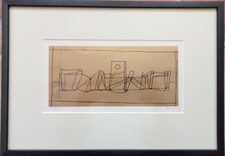 Barcsay Jenő - Ritka, eredeti szitanyomat
