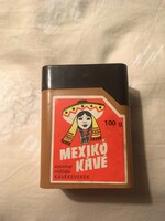 Mexikó kávé retro kávésdoboz BÉV Zamat Kávé- és Kekszgyár