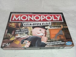 Monopoly: Szélhámosok kiadás  társasjáték, 2018  nem használt, újszerű