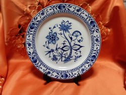 Kahla, hagymamintás porcelán nagy , lapos tányér