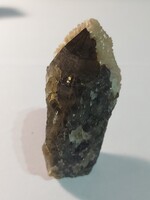 ! Füstkvarc kisebb rátelepült kristályteleppel - 763