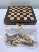 Mini mágneses fa sakk, úti 12x13