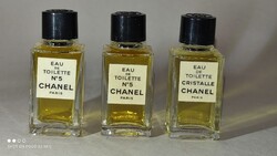 Vintage CHANEL  mini parfüm 4,5 ml edt 3 darab elérhető ár darabár