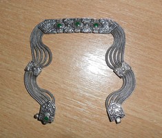 Különlegesen szép! Jordán,925-os ezüst 5láncos, féldrágaköves,nyitható karkötő.20X1cm. 25gr