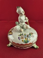 Herendi Viktória mintás puttós bonbonier