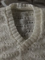 Kötött mellény Kézzel kötött