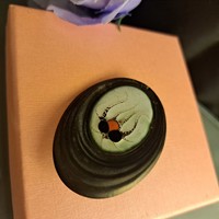 Iparművész  tűzzománc  bross  4  cm-es
