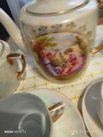 Alt Wien  jelenetes antik 2 szem teas készlet