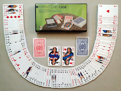 Retró vintage német DUPLA pakli francia bridge sudoku kártya játék franciakártya kártyajáték készlet