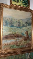 PIHENŐ ŐZ BLONDELLEL 59x69