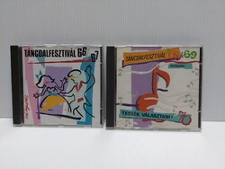 Táncdalfesztivál nagyon ritka cd-lemezek (66-67 , 68-69) együtt