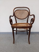 Antik thonet bútor pihenő karfás szék különleges ritka gyűjtői darab felújításra 341 9933