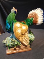 Vadászoknak Lomonoszov kerámia fajdkakas alján jelzett. 31 cm magas