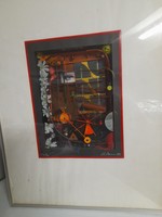 MECHANICAL IMAGE, PERPETUAL MOTION, IN GLASS FRAME, SIGNED BY THE ARTIST