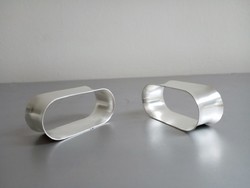 2x ritka WMF bauhaus szalvétagyűrű Wilhelm Wagenfeld 1960s