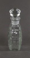 Hollóházi Old Stoppered Cut Glass Pitcher