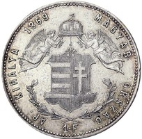 Franz Joseph 1869 KB 1 Forint