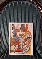 Bánfi József Absztrakt festmény 3