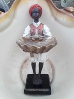 27 cm. Szerecsen szobor.