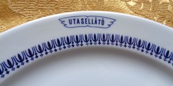 Utasellátó feliratú Alföldi porcelán tányér