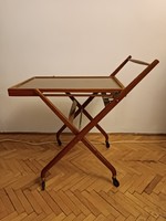 Thonet tálaló kocsi, zsúrkocsi, kerekeken gurul, hibátlan, alkuképes!