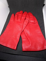 Csodaszép valódi bőr női 7 1/2 -es bőrkesztyű