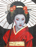 Moona: Gésa EREDETI olajfestmény