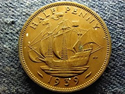 Anglia VI. György (1936-1952) 1/2 Penny 1939