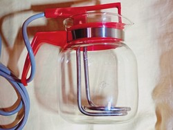 Elektromos vízforraló simax üveg  Sklárny Kavalier Votice Cseh 1970- retro nem használt