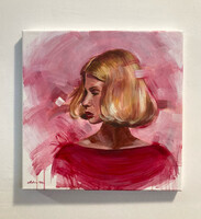 Paris, Texas c. akril festmény