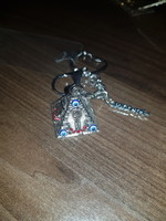 Egyiptom, piramis, vigyázószemek, kulcstartó  kulcs