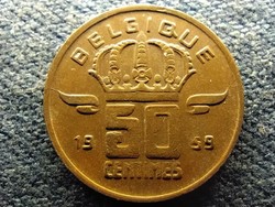 Belgium I. Baldvin (1951-1993) 50 centime (francia szöveg) 1959