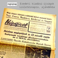1960 január 14  /  Népsport  /  SZÜLETÉSNAPRA RÉGI EREDETI ÚJSÁG Ssz.:  4876