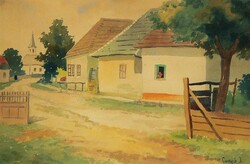 Csapó Jenő “Falurészlet”