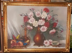 RÉGEBBI CSENDÉLET SZÉP BLONDELLEL 59x79