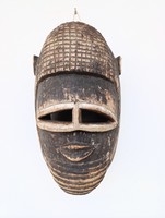 Afrikai maszk antik Afrika Ishan népcsoport Nigéria africká maska D43 653 1059