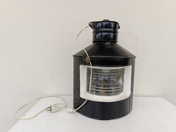 Bakter lámpa antik nagy méretű vasutas petróleum kikötői hajó lámpa 363 1143