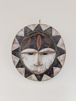 Afrikai maszk antik Eket népcsoport Nigéria D43 658 1066