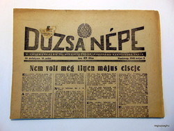 1948 május 2  /  DÓZSA NÉPE  /  Születésnapra!? EREDET ÚJSÁG! Ssz.:  22189