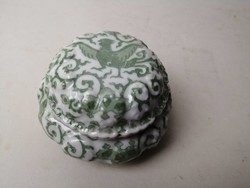 Marked antique oriental porcelain spice jar