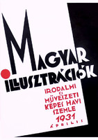 Magyar illusztrációk - bauhaus-stílusú szitanyomat plakát