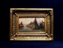 Velence olaj festmény