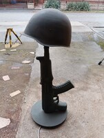 Extra Ritka Egyedi Industrial Ipari Loft Retro Veterán Militari Ak sisak lámpa vintage bauhaus
